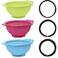 zefiru Kit Cultivo coladores Bonsai- Maceta de Entrenamiento y engorde Redonda de plástico 27 x 23-5 x 10-5 cm - 3…
